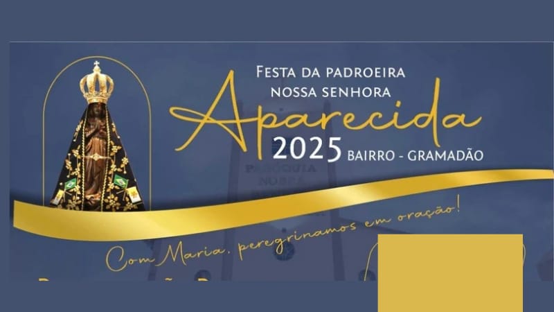 Imagem do cartaz da festa de nossa paróquia