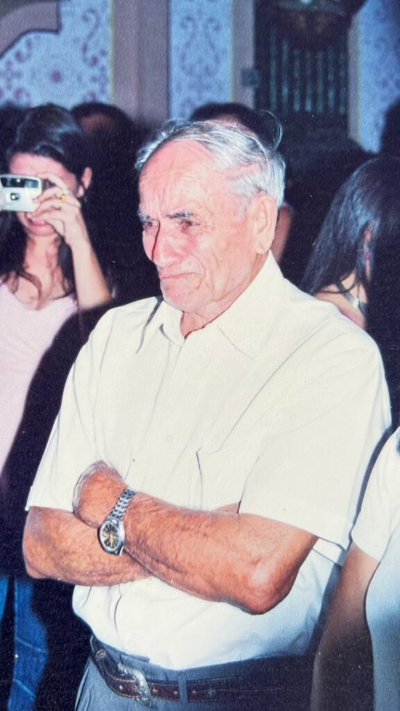 Meu pai, José Pereira no dia de minha ordenação diaconal 